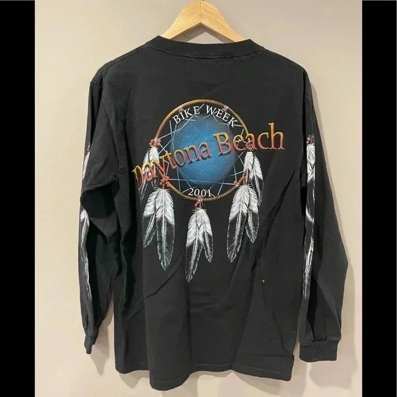 60th Anniversary Daytona Beach Bike Week 2001 Biker Shirt - Picture 7 of 9